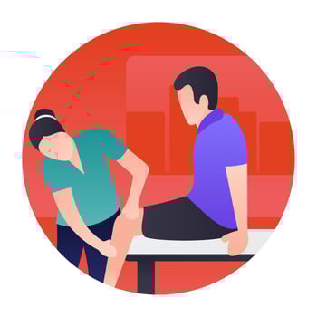 Physiotherapist Doctor Concepts vector