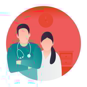 Medical Staff Concepts vector