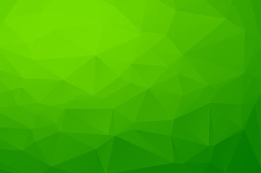 Abstract green low poly crystal background. Polygon design pattern. Low poly vector illustration, low polygon background.
