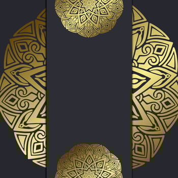 Luxury mandala background with golden arabesque pattern Arabic Islamic east style. Ramadan Style Decorative mandala. Mandala for print, poster, cover, brochure, flyer, banner vector