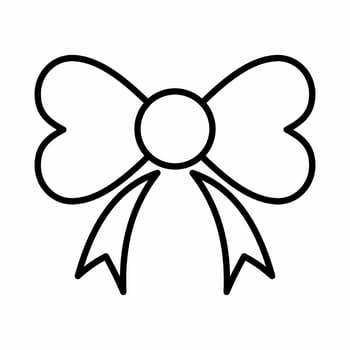 Ribbon Icon Line Style.eps vector