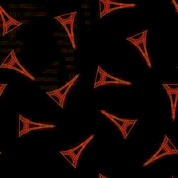 Vector illustration. Seamless Eiffel tower pattern.