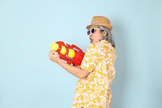 Man in summer clothes photo