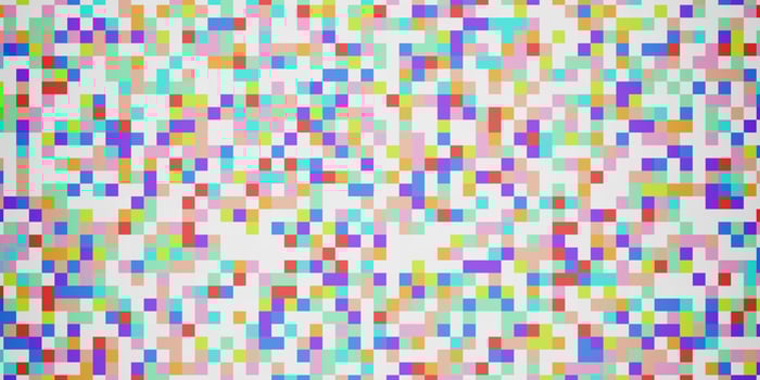 abstract background Square Pixel 3d Illustration photo