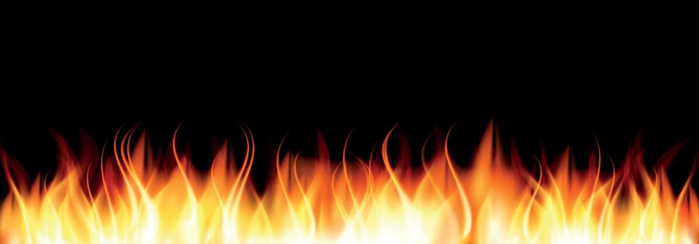 Burning Flame of Fire. Vector Illustration