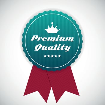 Premium Quality Label Vector Illustration