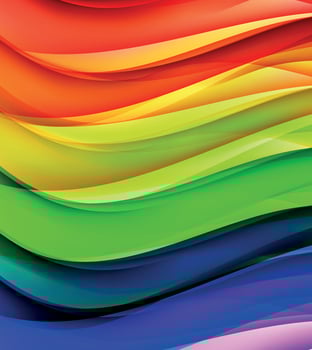 Abstract Colored Wave Background. Vector Illustration