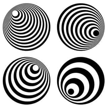 Hypnotic Fascinating Abstract Image.Vector Illustration. vector