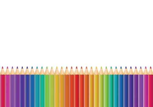 Abstract Pencil Background Vector Illustration
