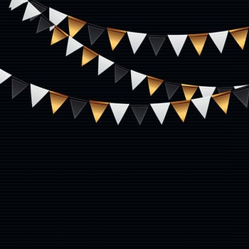 Party Background with Flags Illustration vector