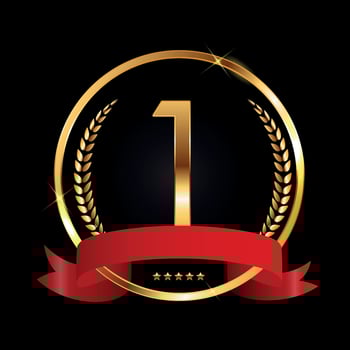 Template Logo 1 Years Anniversary Vector Illustration