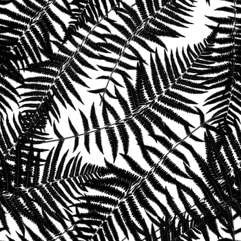 Fern Leaf Vector Fern Leaf Vector Seamless Pattern Background Illustration