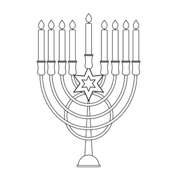 Happy Hanukkah, Jewish Holiday Background. Vector Illustration. Hanukkah is the name of the Jewish holiday