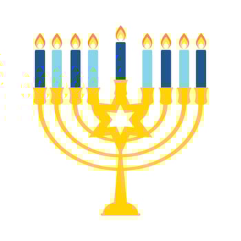 Happy Hanukkah, Jewish Holiday Background. Vector Illustration. Hanukkah is the name of the Jewish holiday