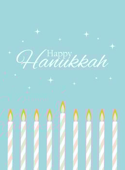 Happy Hanukkah, Jewish Holiday Background. Vector Illustration. Hanukkah is the name of the Jewish holiday