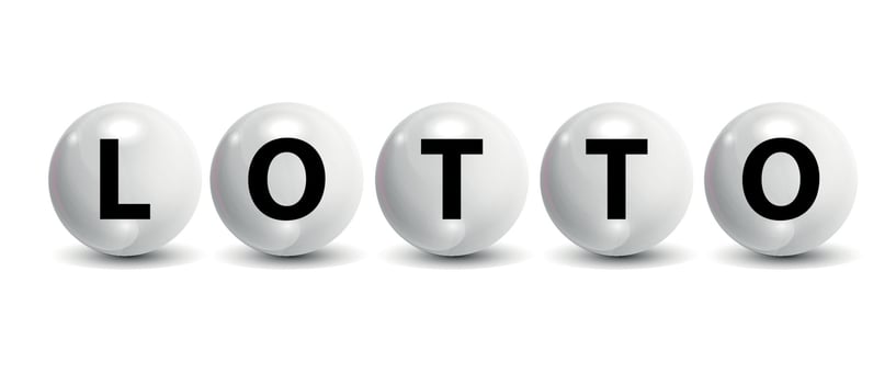 Realistic Ball Lottery Numbers Icon Background Vector Illustration