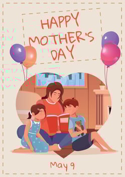 Mothers Day Card vector