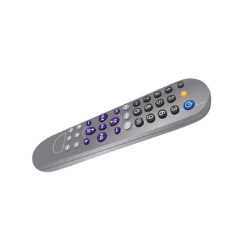 cool and attractive tv remote icon vector