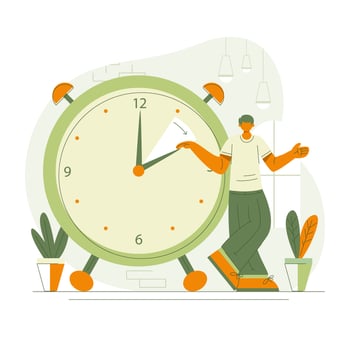 Daylight Saving Time vector