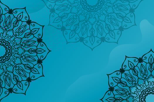 Beautiful vector hand drawn indian ornament mandala on background style.