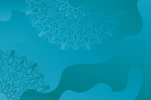 Beautiful vector hand drawn indian ornament mandala on background style.