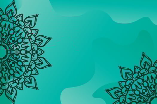 Beautiful vector hand drawn indian ornament mandala on background style.