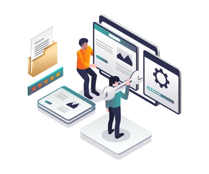 Install web wordpress templates vector