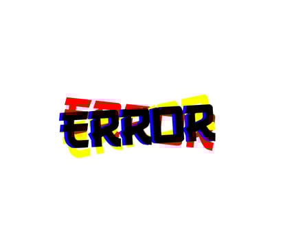 error type logo icon vector