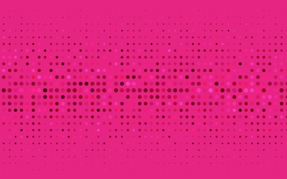 Light Pink vector texture with disks.