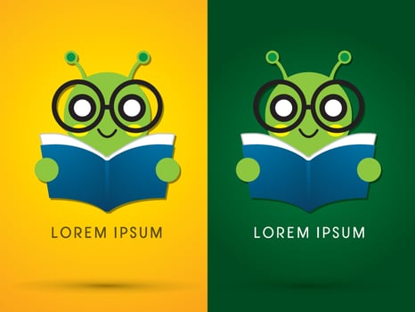 Book Worm Vector