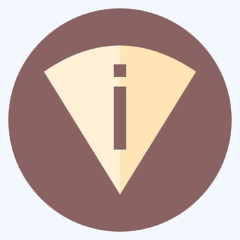 Icon Perm Scan Wifi - Color Mate Style - Simple illustration,Editable stroke vector