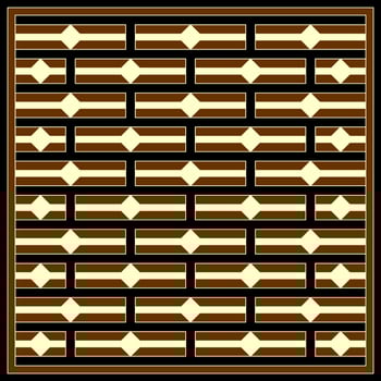 Brown abstract art seamless pattern vector