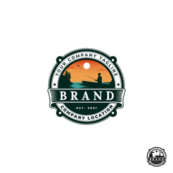 Illustration of nature logo vector