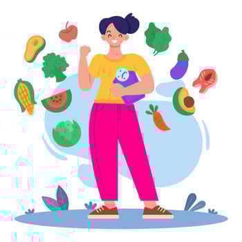Healthy Lifestyle Habits vector