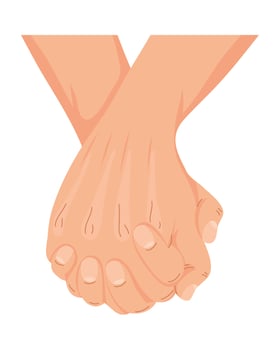 great hands design vector