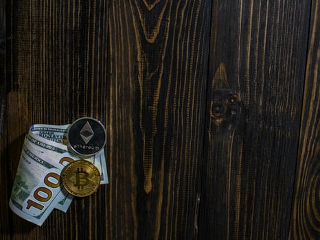 Bitcoin and Ethereum photo