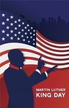 Martin Luther King Day vector