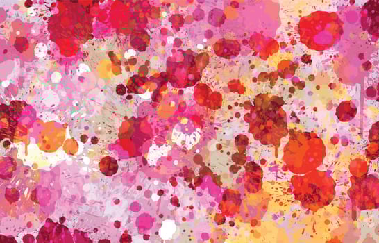 Pink and Red Abstract Ink Background Template vector