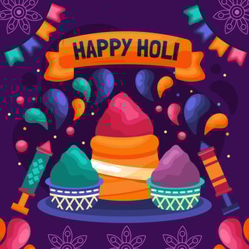Happy Holi Festival vector