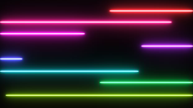 Neon running lasers technology background photo