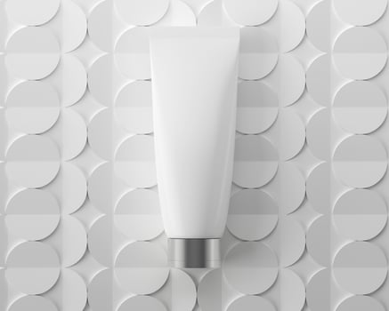 A squeeze tube for applying creams or cosmetics. photo