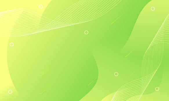 Abstract Green Fluid Wave Background vector