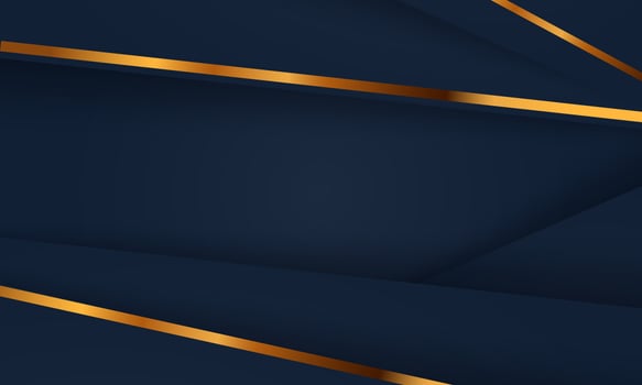 Abstract Blue Luxury Papercut  Background vector