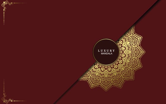 Luxury ornamental mandala background with arabic islamic east pattern style vector