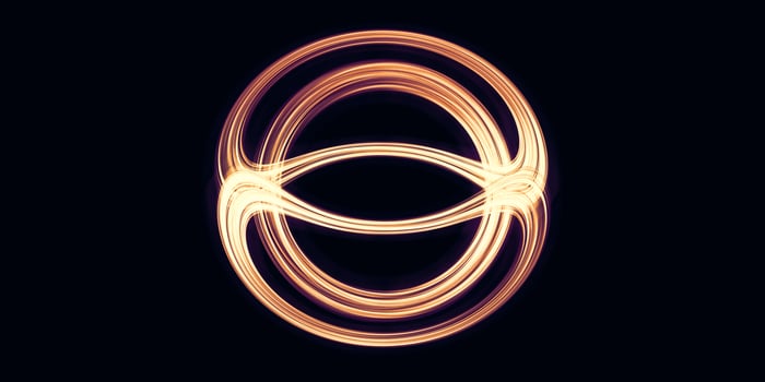 abstract curve glow warped curve photo