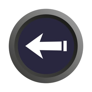 Arrow on white background vector