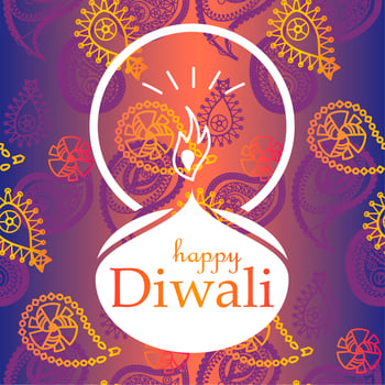 Happy Diwali Celebration Banner vector