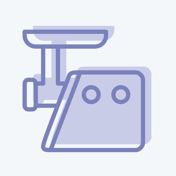 Icon Meat Grinder - Two Tone Style - Simple illustration,Editable stroke vector