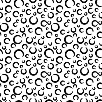 black and white hand drawn simple ink brush stroke seamless pattern. vector illustration for background, bed linen fabric, wrapping paper, scrapbooking