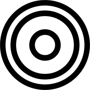 plate icon. icon outlines. plate vector